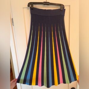 Maeve colorful midi skirt